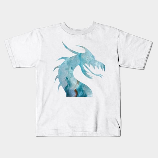 Dragon Abstract Kids T-Shirt by jhsells98